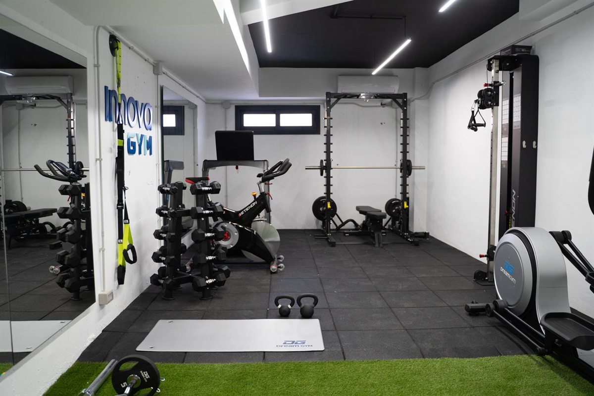Gemeinschafts-Fitnessraum der Anlage